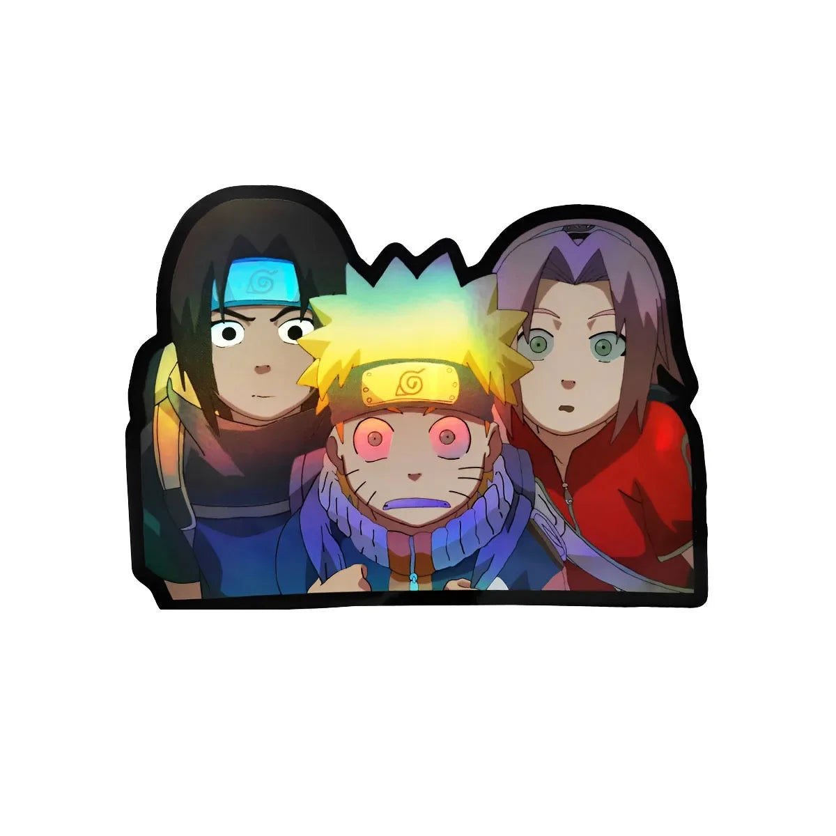 Naruto Squad 8 Holographic Anime Sticker Anime store showcasing anime merch and collectibles.