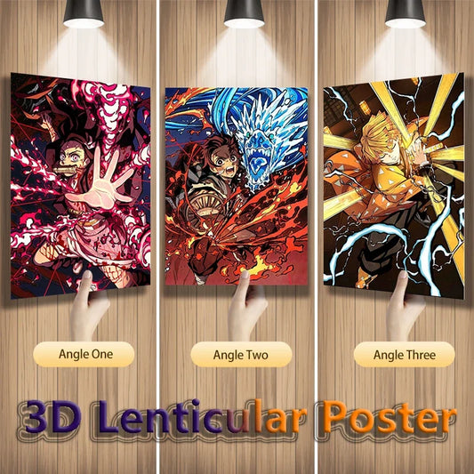 Demon Slayer Lenticular 3D Anime Poster