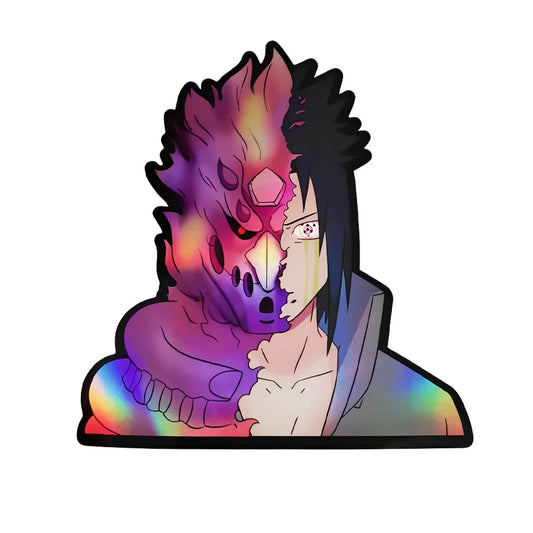 Sasuke Susanoo Holographic Anime Sticker Anime store showcasing anime merch and collectibles.