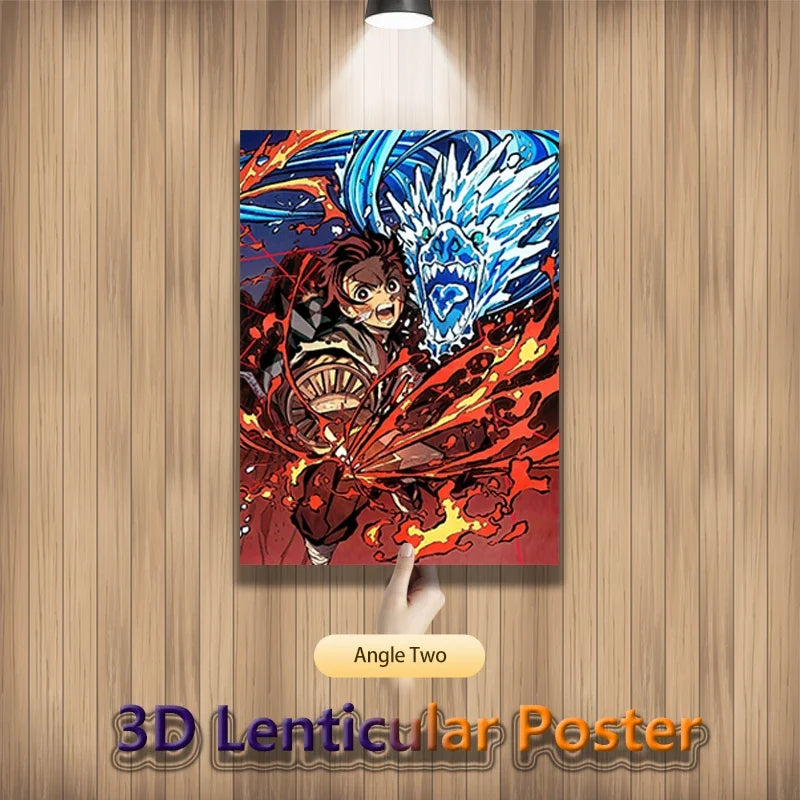 Demon Slayer Lenticular 3D Anime Poster