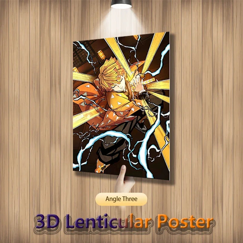 Demon Slayer Lenticular 3D Anime Poster