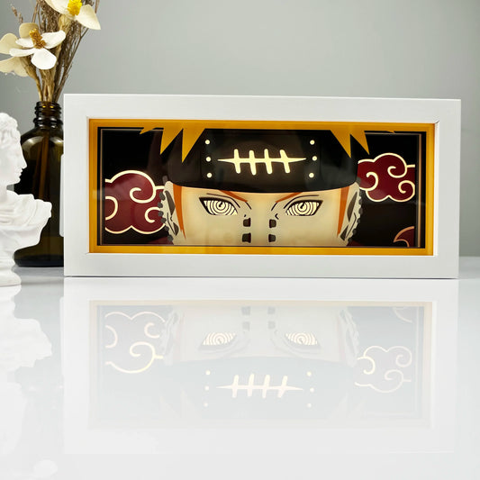 Pain Naruto Anime 3D Shadow Box Lamp Anime store showcasing anime merch and collectibles.